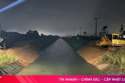 Hoàn thành khắc phục sự cố sạt lở, vỡ mái bờ kênh chính Sông Rác