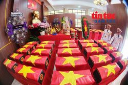 Ph&aacute;t hiện th&ecirc;m 8 h&agrave;i cốt liệt sĩ tại C&ocirc;ng vi&ecirc;n L&ecirc; Thị Ri&ecirc;ng