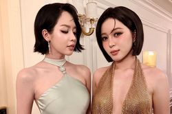 Thanh Thủy 'chữa cháy' sự cố váy áo chỉ trong tíc tắc cho nàng hậu Vbiz