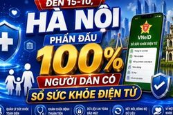Infographic: Hà Nội phấn đấu 100% người dân có Sổ sức khỏe điện tử