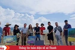 Quê hương qua nét cọ, gam màu