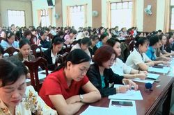 Xã Kbang bồi dưỡng, tập huấn lý luận chính trị hè cho 389 cán bộ quản lý, giáo viên