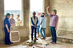 Quyết liệt đẩy nhanh tiến độ Dự &aacute;n trường nội tr&uacute; li&ecirc;n cấp tiểu học v&agrave; THCS tại 7 x&atilde; bi&ecirc;n giới