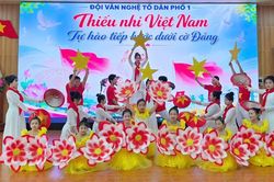 Hơn 300 thanh thiếu nhi phường Thống Nhất tham gia hội thi Tiếng hát 'Hoa phượng đỏ'