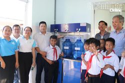 Nước sạch đến với trường học vùng khó khăn