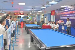 Khai mạc Giải vô địch billiards carom 3 băng Đại hội Thể dục thể thao tỉnh Khánh Hòa lần thứ I