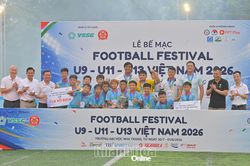 Bế mạc Football Festival U9, U11, U13 Việt Nam 2026
