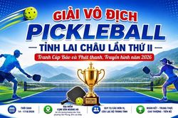 Giải Vô địch Pickleball tỉnh Lai Châu lần thứ II - Tranh Cúp Báo và phát thanh, truyền hình năm 2026