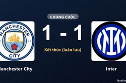 Inter thắng luân lưu trên sân Manchester City ở trận giao hữu