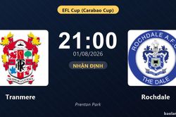 Nhận định Tranmere vs Rochdale: đội h&igrave;nh dự kiến