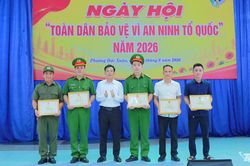 Sôi nổi Ngày hội toàn dân bảo vệ an ninh Tổ quốc tại phường Đức Xuân