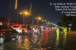 Hà Nội lý giải nguyên nhân 2 điểm ngập cục bộ sau mưa lớn