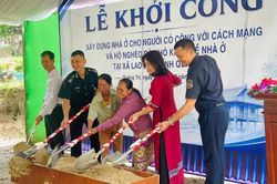 Hải quan hỗ trợ xây dựng nhà ở cho gia đình chính sách, hộ nghèo ở Quảng Trị