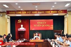 Lãnh đạo tỉnh Tuyên Quang dự Hội nghị Ngoại giao lần thứ 33