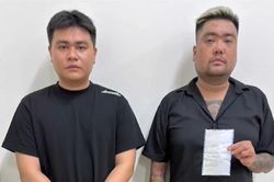 Bắt quả tang hai đối tượng giao chất cấm trong đêm
