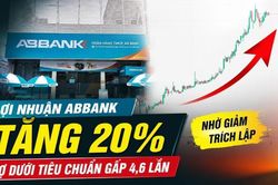 Lợi nhuận ABBank tăng 20% nhờ giảm trích lập, nợ dưới tiêu chuẩn gấp 4,6 lần
