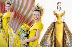Nhà thiết kế 'bật mí' về chiếc váy đăng quang của tân Miss Grand Vietnam 2026