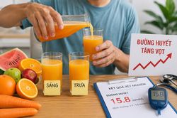 Mỗi ngày 3 ly nước ép để 'detox', nhập viện khẩn vì đường huyết tăng vọt