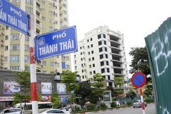 Hà Nội thí điểm không gian văn hóa, phố đi bộ Thành Thái (Cầu Giấy) với mô hình phố đi bộ thông minh