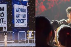 Concert Mắt Nhắm Mắt Mở: HIEUTHUHAI chiều fan, tung chiêu đánh bại phe vé