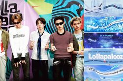 CORTIS n&aacute;o loạn Lollapalooza, hơi tiếc v&igrave; sky banner của COER Việt bị ho&atilde;n