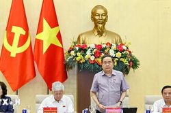 Hội nghị Ban Thường vụ Đảng ủy Quốc hội và Tổ trưởng Tổ đảng Đoàn đại biểu Quốc hội các tỉnh, thành phố