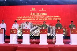 Hưng Yên: Khởi công dự án nhà ở xã hội cho lực lượng vũ trang Công an nhân dân