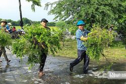 Người dân xã Thư Lâm phấn khởi hưởng ứng chiến dịch vì Thư Lâm phát triển