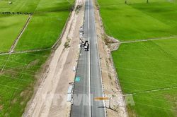 Nước rút trên công trường cao tốc Châu Đốc – Cần Thơ – Sóc Trăng qua An Giang