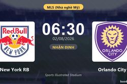 Nhận định New York RB vs Orlando City: đội hình dự kiến