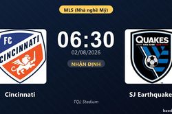 Nhận định Cincinnati vs SJ Earthquakes: đội h&igrave;nh dự kiến