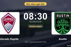 Nhận định Colorado Rapids vs Austin: đội h&igrave;nh dự kiến
