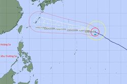 Siêu bão Dolphin suy yếu sau khi đạt đỉnh cường độ