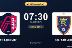 Nhận định St. Louis City vs Real Salt Lake: đội hình dự kiến