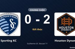 Thống kê trận đấu Sporting KC 0-2 Houston Dynamo: Agustín Bouzat tỏa sáng, Houston Dynamo giành trọn 3 điểm