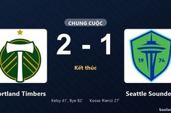 Thống kê trận đấu Portland Timbers 2-1 Seattle Sounders: Portland Timbers ngược dòng ngoạn mục
