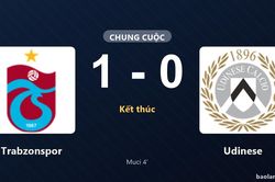 Muci ghi b&agrave;n sớm, Trabzonspor hạ Udinese trong trận giao hữu