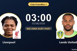 TRỰC TIẾPTrực tiếp Liverpool vs Leeds United: Đội hình xuất phát