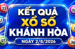 XSKH 2/8 - Kết quả xổ số Khánh Hòa hôm nay 2/8/2026