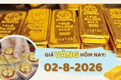 Giá vàng hôm nay 2-8: Giảm 900.000 đồng/lượng