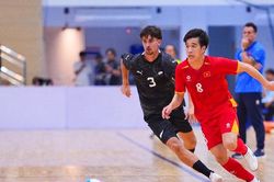Thi đấu thăng hoa, tuyển futsal Việt Nam thắng đậm New Zealand