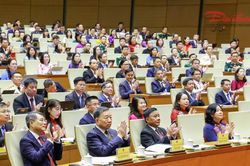 L&atilde;nh đạo Đảng, Nh&agrave; nước, MTTQ Việt Nam dự khai mạc Kỳ họp kh&ocirc;ng thường lệ thứ Nhất, Quốc hội kh&oacute;a XVI