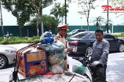 Hà Nội: Xử lý 472 trường hợp xe ba bánh tự chế, chở hàng cồng kềnh và kéo theo xe khác