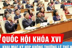 Khai mạc Kỳ họp kh&ocirc;ng thường lệ thứ nhất, Quốc hội kh&oacute;a XVI: Đề cao tr&aacute;ch nhiệm người đứng đầu