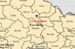 Cao Bằng ghi nhận trận động đất thứ 3 trong 5 ngày