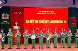 Chủ tịch UBND thành phố Hải Phòng gửi thư khen lực lượng triệt phá đường dây đánh bạc, rửa tiền