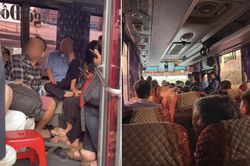 Chở 51 người tr&ecirc;n xe 29 chỗ về H&agrave; Nội, chủ xe v&agrave; t&agrave;i xế bị phạt 33 triệu đồng