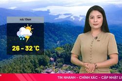 Dự báo thời tiết Hà Tĩnh ngày 3/8: Mưa rào và dông