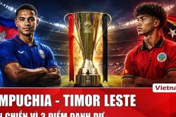 Nhận định Campuchia vs Timor Leste: Trận chiến vì 3 điểm danh dự cho 'Các chiến binh Angkor'
