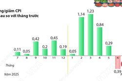 Chỉ số giá tiêu dùng tháng 7/2026 giảm 0,12%